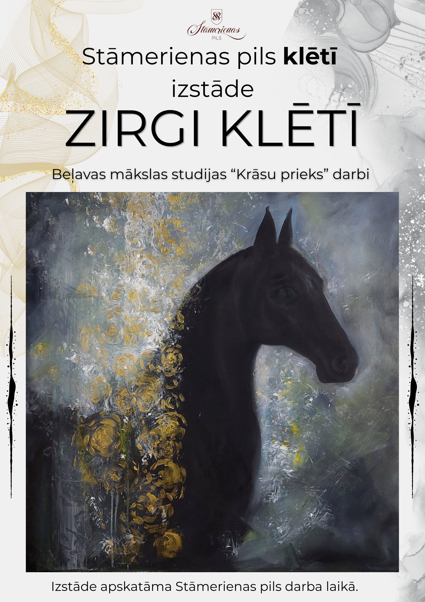 ZIRGI KLĒTĪ Beļavas mākslas studijas Krāsu prieks gleznu izstādes dalībnieki Solveiga Kļaviņa Kristīne Dīsnere Iveta Driņina Irēna Barkāne Aiga Mūrniece Artūrs Naglis Aija Stradiņa 5